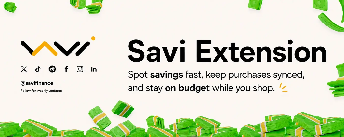 Savi Extension social banner